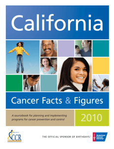 California Cancer Facts and Figures