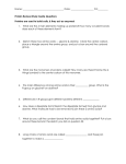 Name: Date: Pd:______ Protein Review/Study Guide Questions