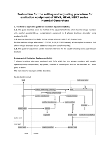 DC power supply Operating for Rotor Winding Resistance