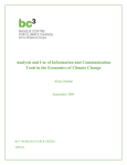 Analysis and Use of Information and Communication Tools in the