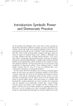 Introduction: Symbolic Power and Democratic