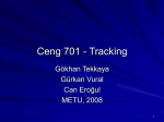 Tracking - CENG METU