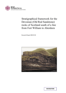 Stratigraphical framework for the Devonian (Old Red Sandstone