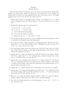 Topology Exercise sheet 4