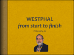 WESTPHAL FROM START TO FINISH
