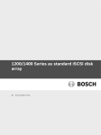 1200/1400 Series as standard iSCSI disk array