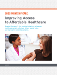 Improving Access to Affordable Healthcare