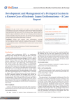 Development and Management of a Periapical Lesion in a Known