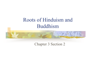 Roots of Hinduism and Buddhism