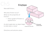 Friction and Drag