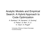 Analytic Models and Empirical Search: A Hybrid Approach to Code