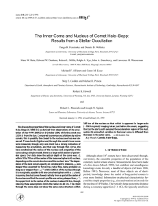 The Inner Coma and Nucleus of Comet Hale–Bopp