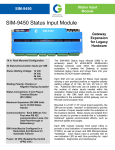 SIM-9450 Status Input Module