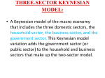 three-sector keynesian model