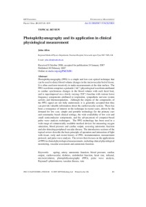 Photoplethysmography and its application in clinical