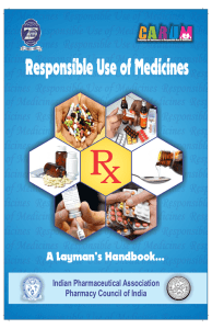 Safe Use of Medicines - Indian Pharmaceutical Association