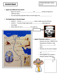 Ancient Egypt - World History