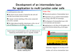 Development of an intermediate layer for application to multi