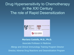 New Biologic Drugs: Evaluation and Treatment of Hypersensitivity