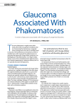 glaucoma associated With Phakomatoses