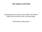 THE MACH SYSTEM