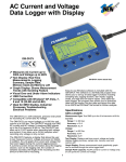 AC Current and Voltage Data Logger with Display