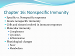 Chapter 15: Nonspecific Immunity