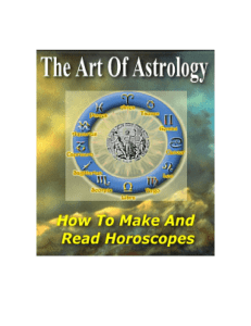 Art of Astrology - Hindu Temple of Greater Cincinnati