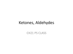 CH19 Aldehydes and Ketones