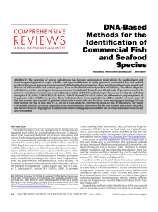 DNA-Based Methods for the Identification of Commercial Fish and