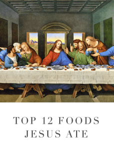 top 12 foods jesus ate