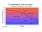 Condensation and accretion