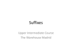 Suffixes - WordPress.com