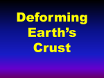 Deforming Earth*s Crust