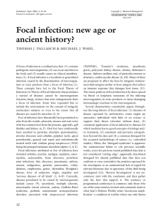 Focal infection: new age or ancient history?
