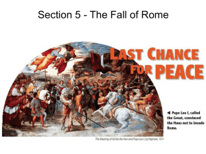 C6.5 - The Fall of Rome - World History and Honors History 9