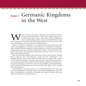 Germanic Kingdoms in the West