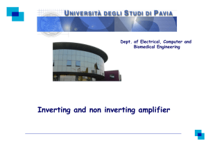 Inverting and non inverting amplifier
