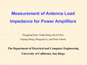 z - Power Amplifier Symposium - University of California San Diego
