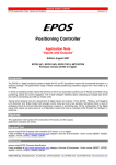 EPOS Application Note: Inputs and Outputs