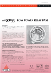 XP95 Low Power Relay Base