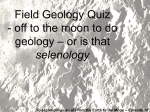 Lunar Field Geology Quiz