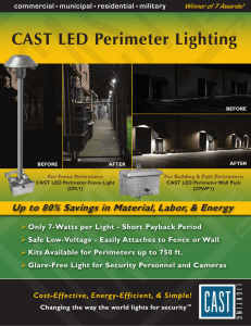 CAST LED Perimeter Lighting