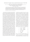 Measuring the Complete Transverse Spatial Mode Spectrum