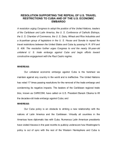 2009.08.14 Cuba Embargo Resolution for AFL