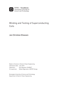 Winding and Testing of Superconducting Coils - Til Daim