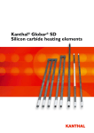Kanthal® Globar® SD Silicon carbide heating elements