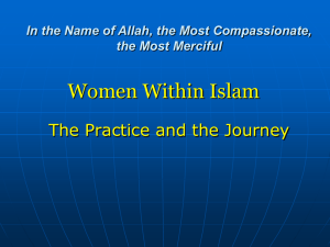 Women Within Islam