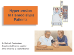 Treatment of Hypertension in Patients on Hemodialysis