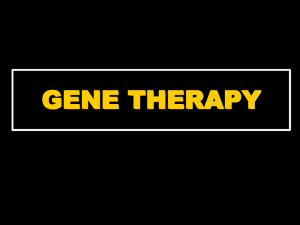 GENE THERAPY